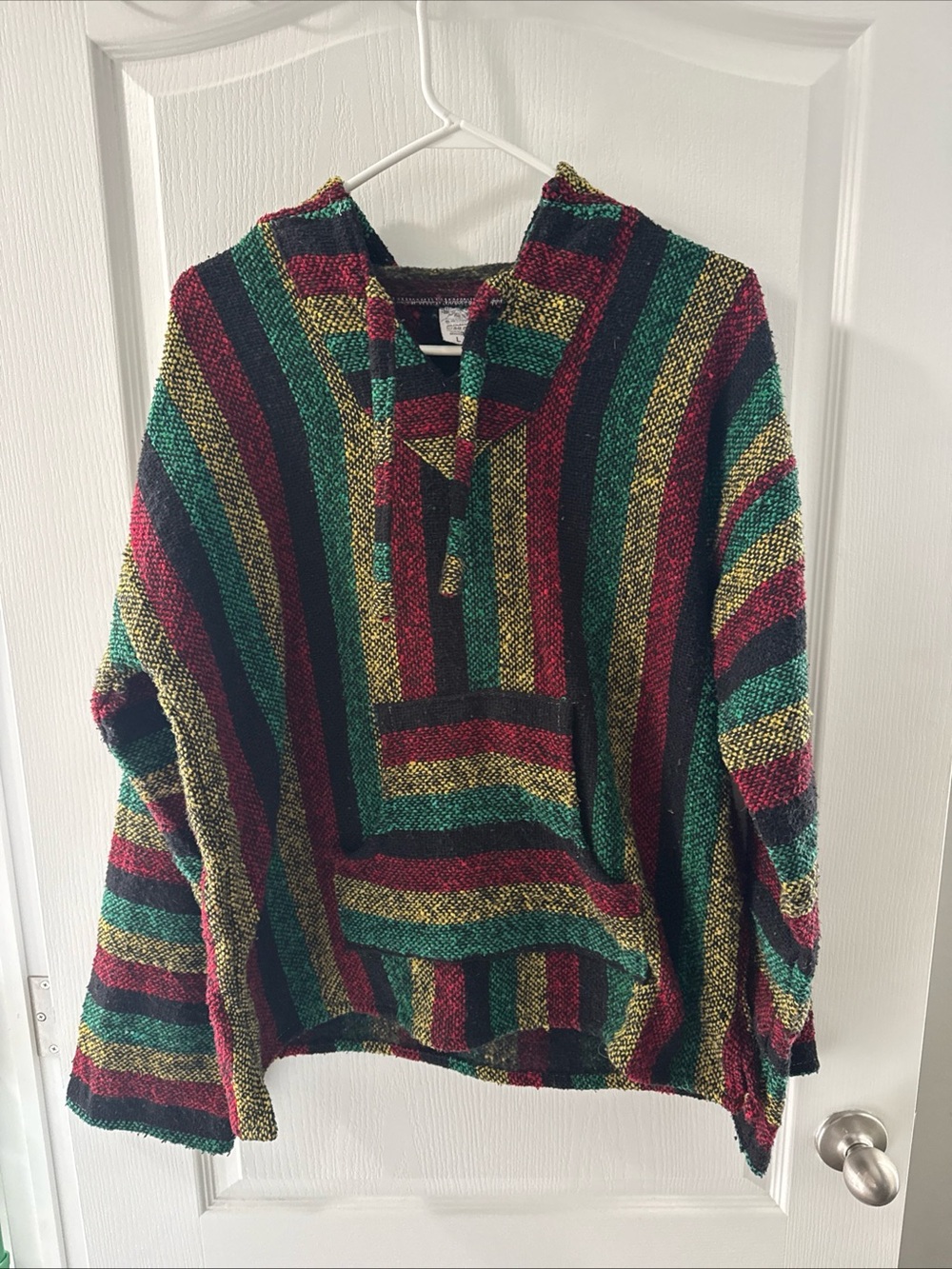 Men's Striped Baja Hoodie - Multi-Color